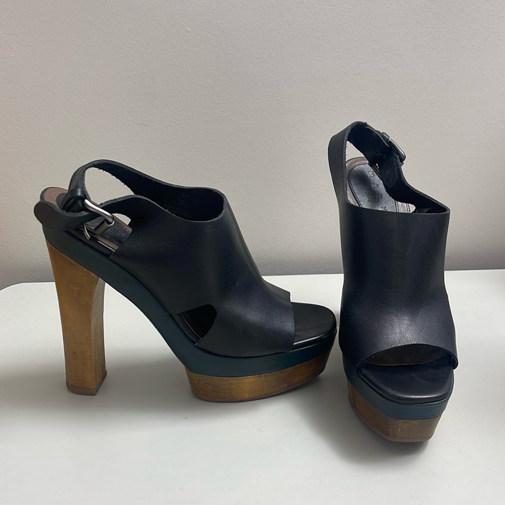 Marni leather platforms